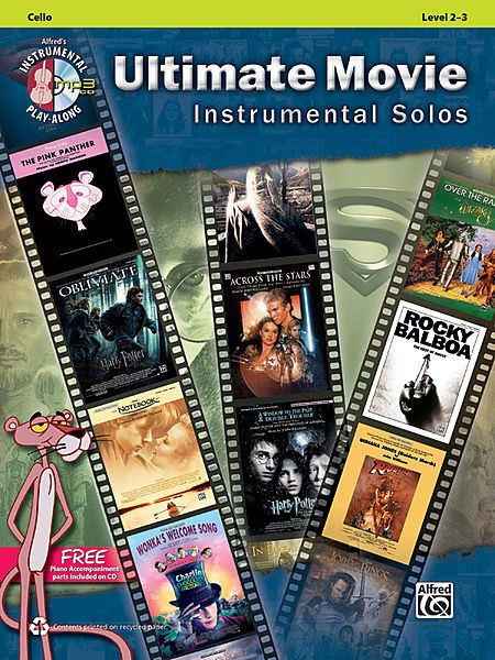 Ultimate Movie Instrumental Solos for Cello with CD