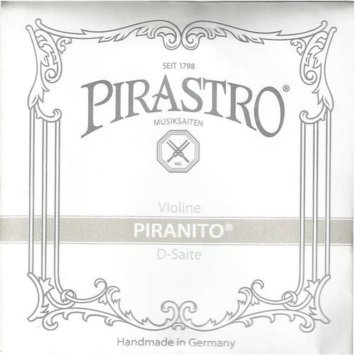 Pirastro Piranito Violin Single String D (3 sizes)