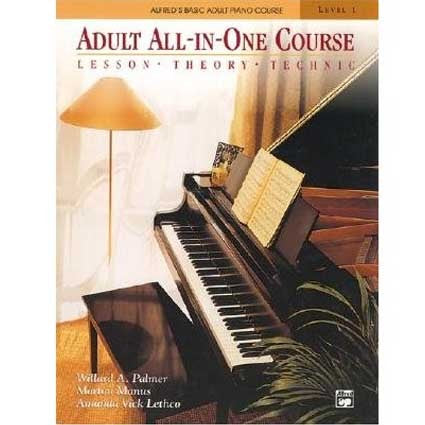 Alfred Adult All in One Lesson, Theory and Technic Book/CD by Alfred