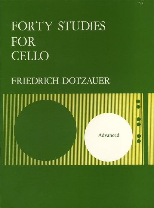 Forty Studies for Cello by Dotzauer