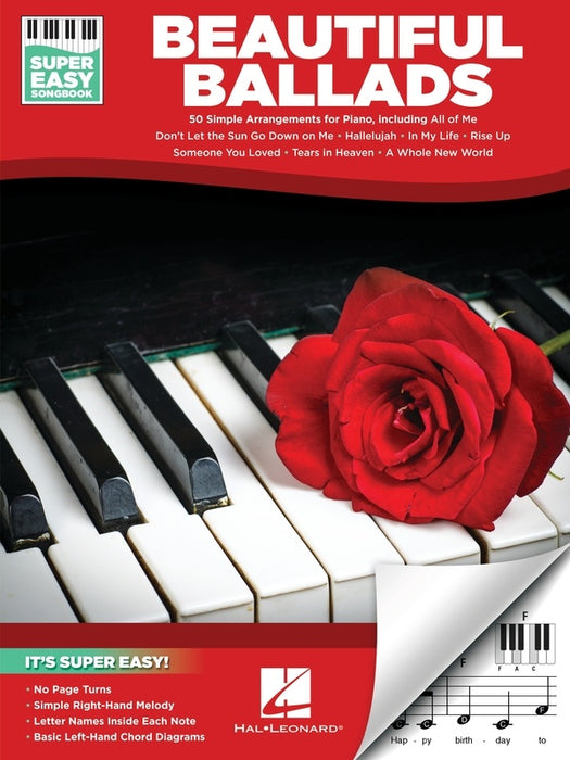 Beautiful Ballads - Super Easy Songbook