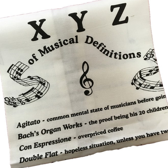 XYZ Definitions Tea Towel