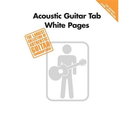 Acoustic Guitar Tab White Pages by
