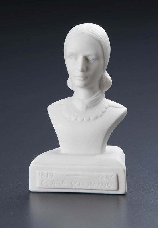 Clara Schumann Statuette White Porcelain