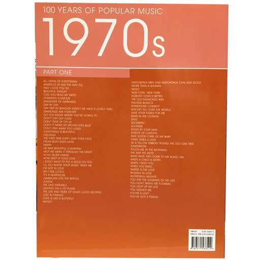 100 Years of Popular Music - 1970s