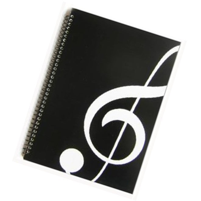 Music Manuscript Book Large-G-Clef Design