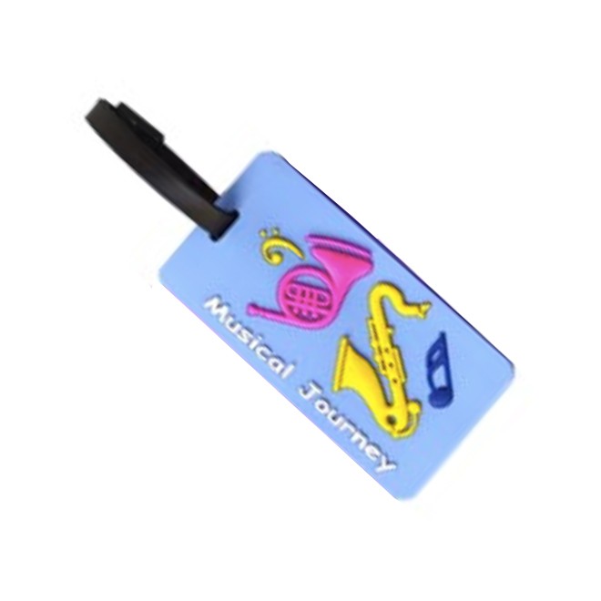 Music Bag/Luggage Tag Brass Design