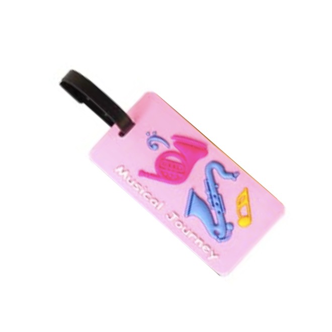 Music Bag/Luggage Tag Brass Design