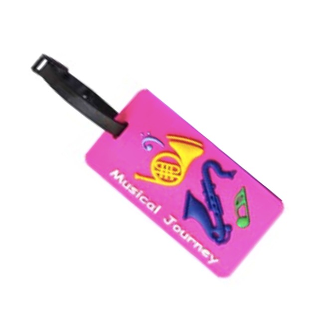 Music Bag/Luggage Tag Brass Design