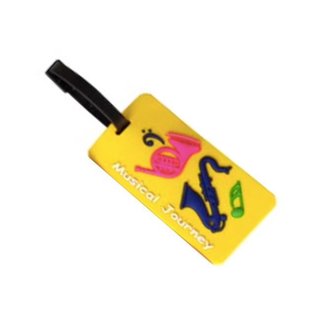 Music Bag/Luggage Tag Brass Design