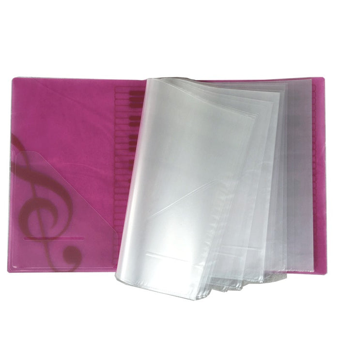 Music Pocket File A4 Clear