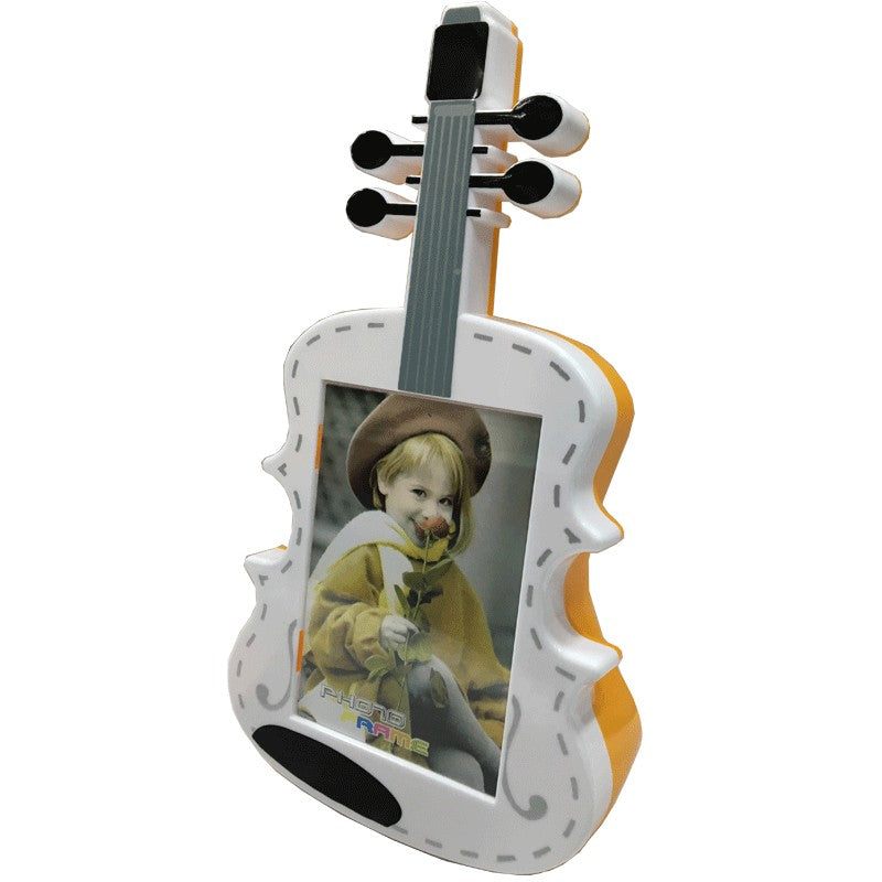 Violin Shaped Photo Frame Coin Box