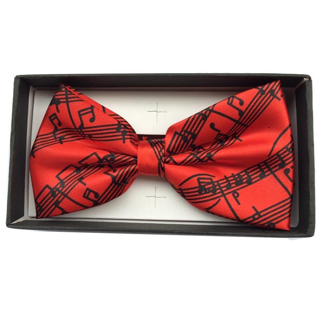Bow Tie Sheet Music Red