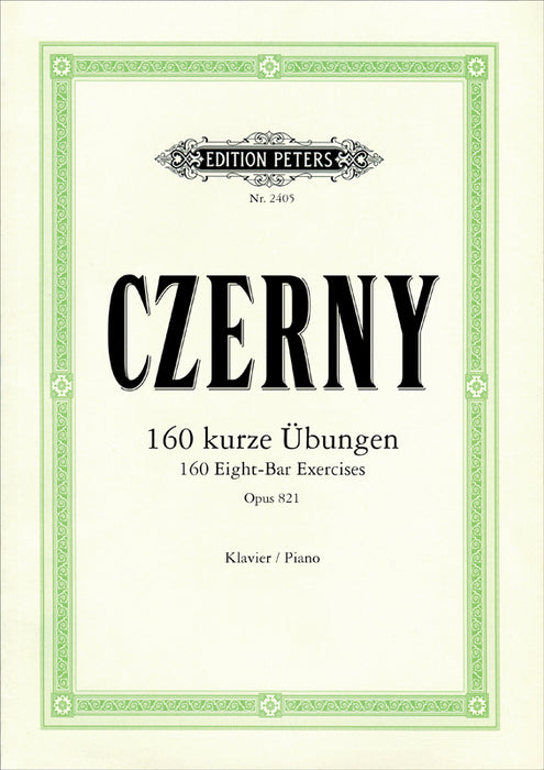 CZERNY 160 Eight-Bar Exercises Op. 821