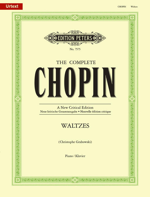 Chopin Waltzes Complete : Urtext Edition Peters