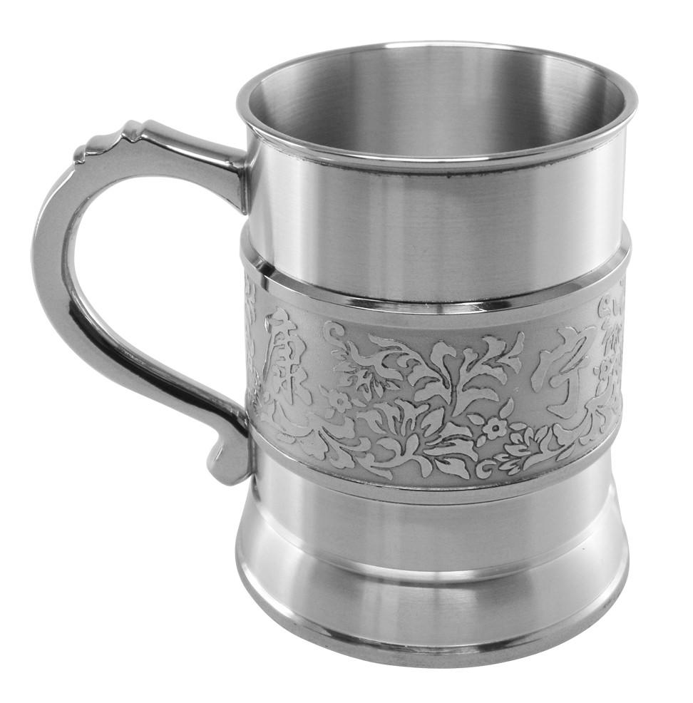 Oriental Designs Beer Mug (福寿康宁)