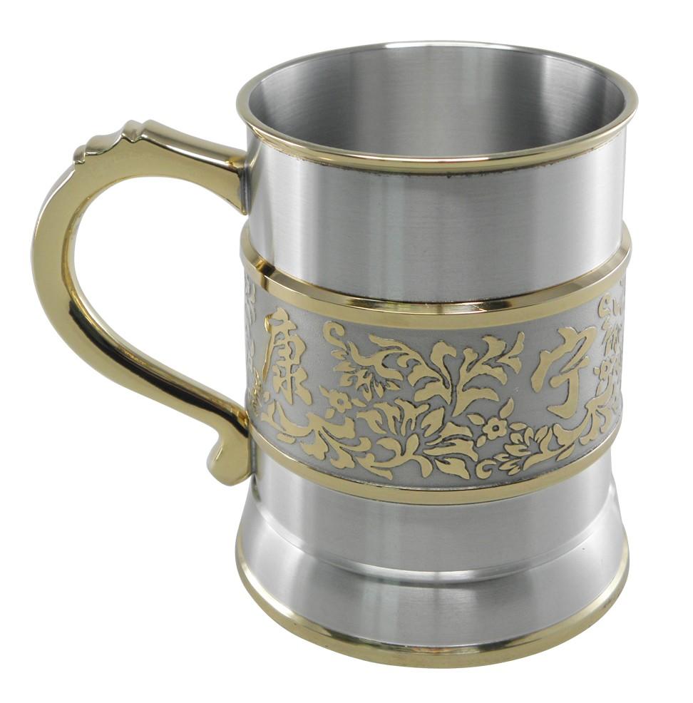 Oriental Designs Beer Mug (福寿康宁)