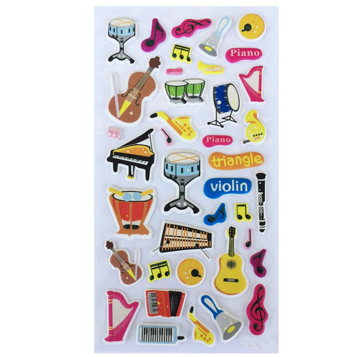 3D Music Stickers Orchestral Instruments
