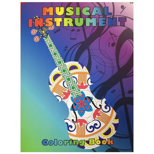 Musical Instrument Colouring Book