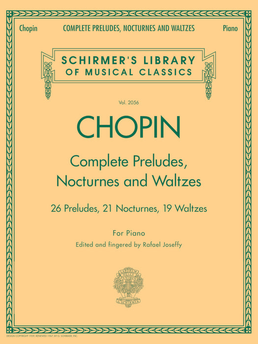 Chopin Complete Preludes, Nocturnes Waltzes