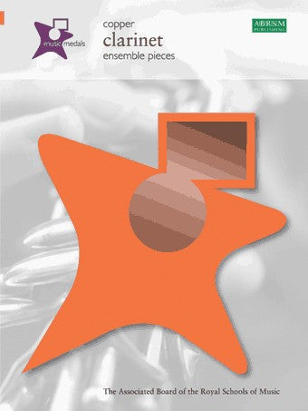 Music Medals Clarinet Copper by