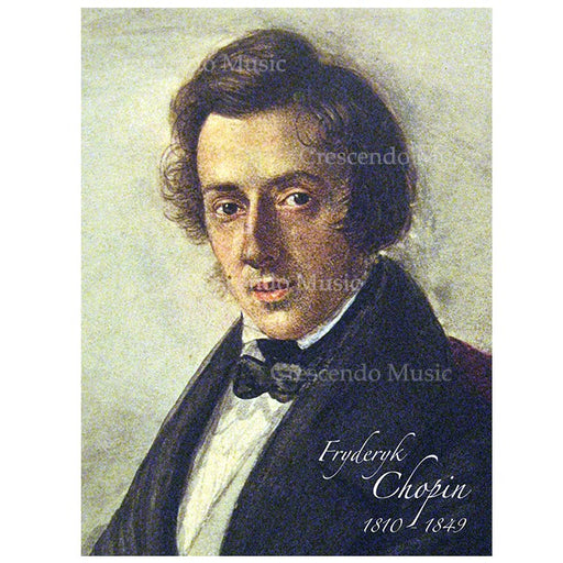 Frédéric Chopin Portrait w Gold Frame