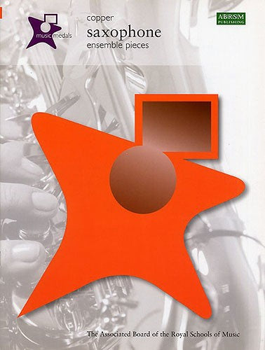 Music Medals Saxophone Copper by