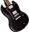 SX SG Style Electric Guitar Black