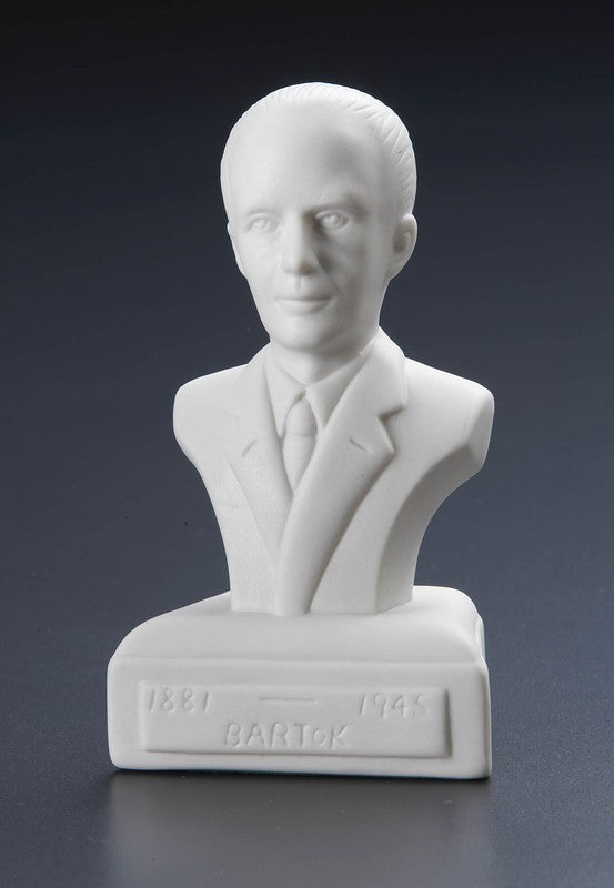 Bela Bartok Statuette White Porcelain