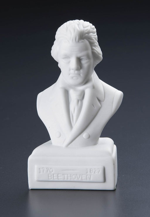 Ludwig van Beethoven Statuette White Porcelain