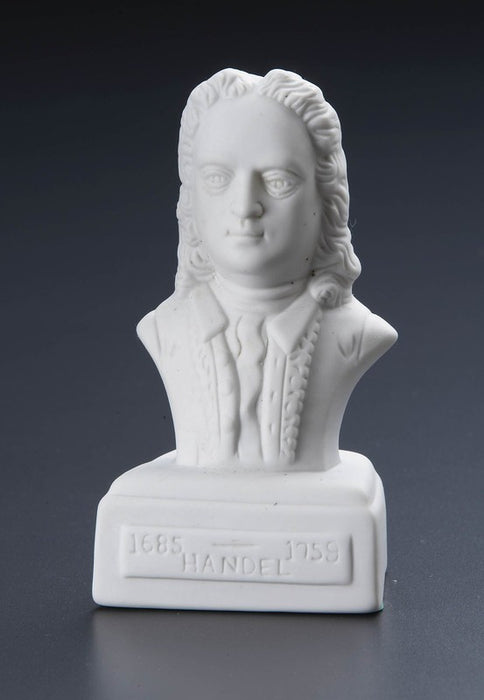 George Frideric Handel Statuette White Porcelain