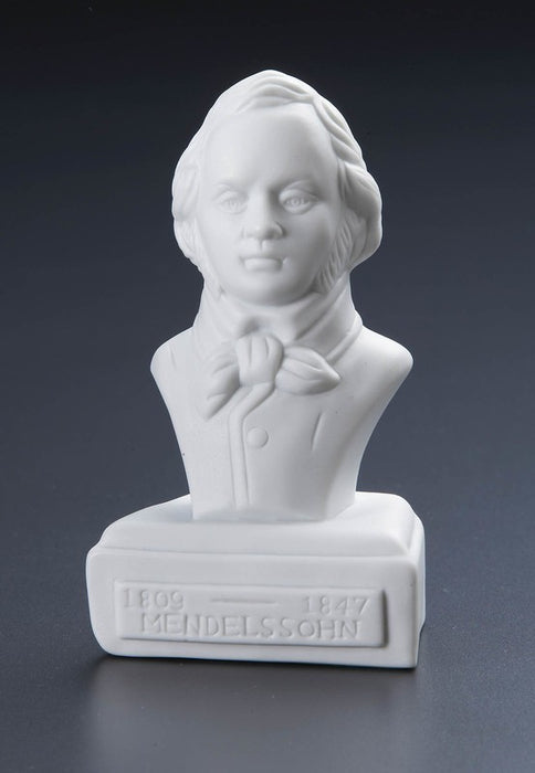 Felix Bartholdy Mendelssohn Statuette White Porcelain