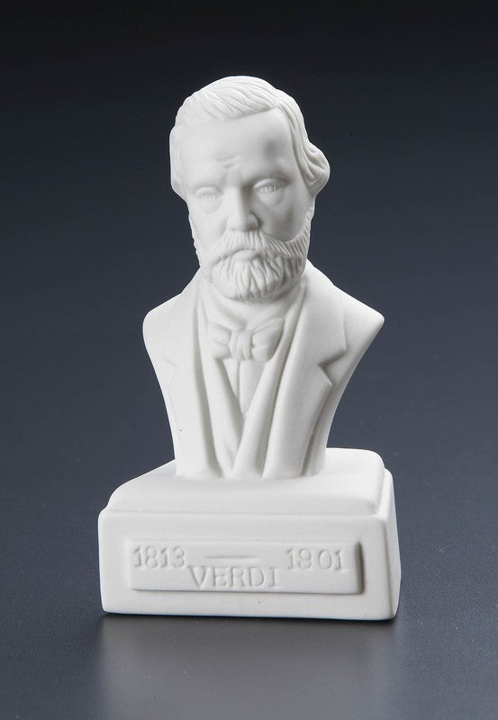 Giuseppe Verdi Statuette White Porcelain