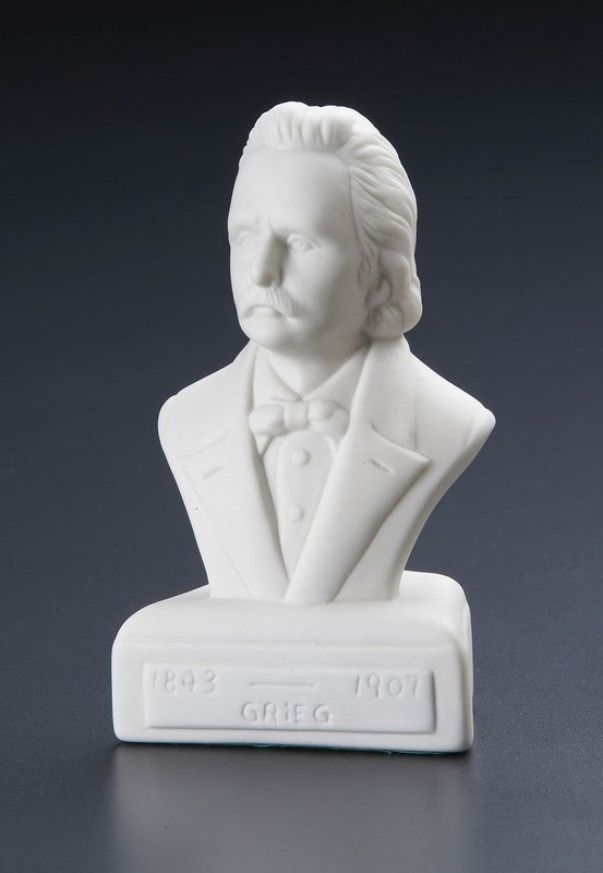 Edvard Grieg Statuette White Porcelain