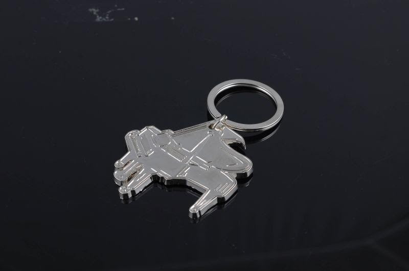 Piano Shaped Metal Key Ring