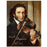 Niccolò Paganini Canvas Portrait w Gold Frame