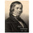 Robert Schumann Canvas Portrait w Gold Frame
