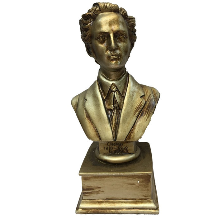 Frederic Chopin Composer Bust Statue (L)