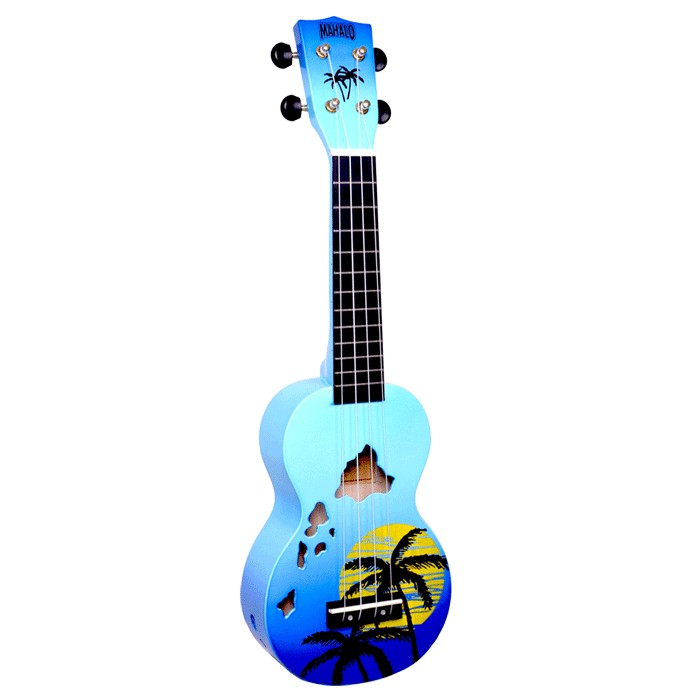 Mahalo Hawaian Ukulele Blue