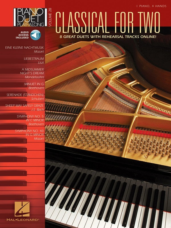 Classical for Two - Piano Duet Play-Along Volume 28