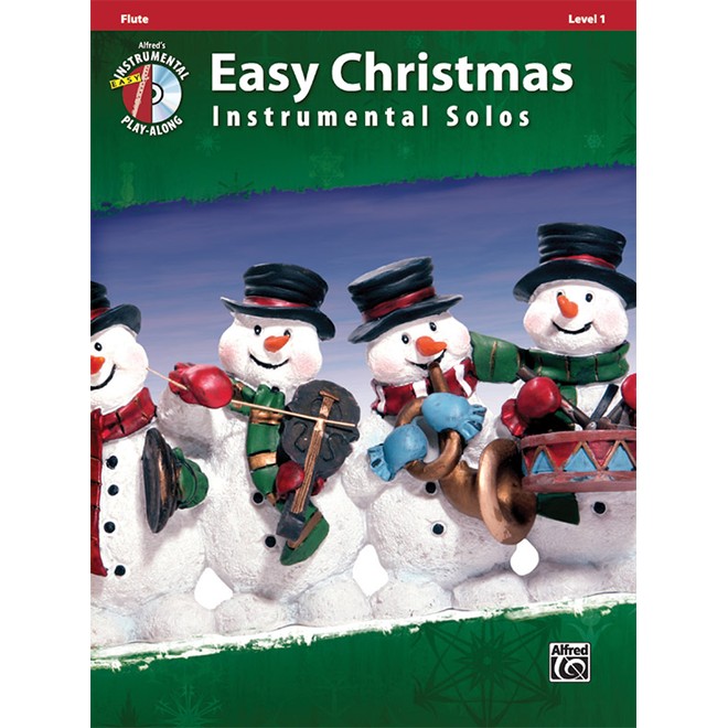 Easy Christmas Instrumental Solos Flute Bk/CD