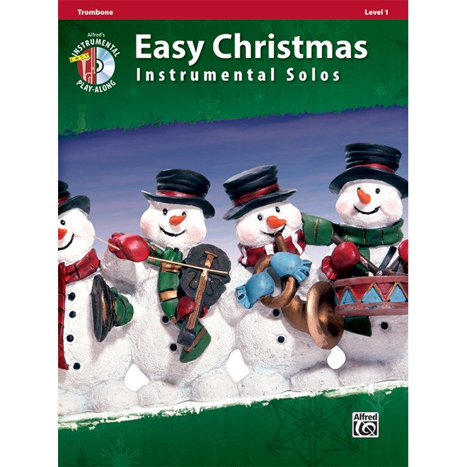 Easy Christmas Instrumental Solos Trombone Bk/CD
