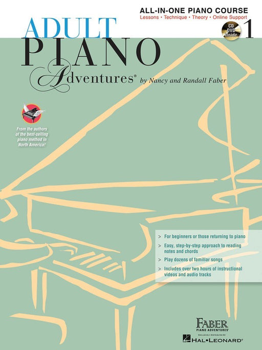 Piano Adventures Adult All in One Lesson Book with 2 CDs