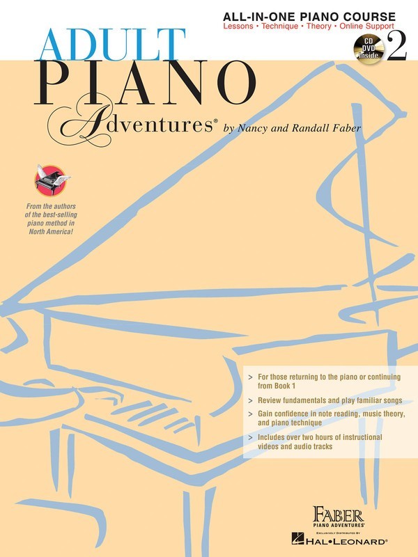 Piano Adventures Adult All in One Lesson Book with 2 CDs