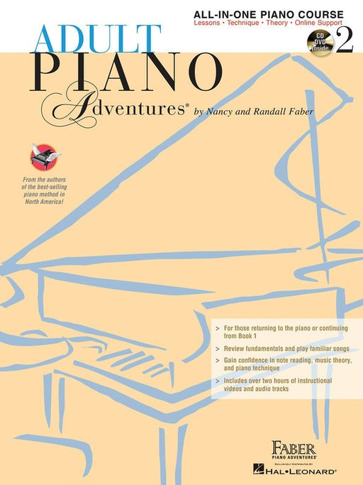 Piano Adventures Adult All in One Lesson Book with 2 CDs