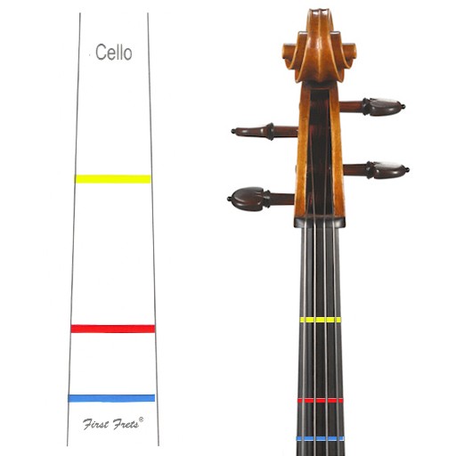 Dont Fret Finger Position Indicators Cello - First Fret