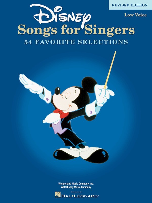 Disney Songs for Singers Low Voice