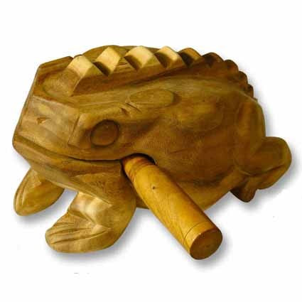 Wood Frog Block or Guiro by