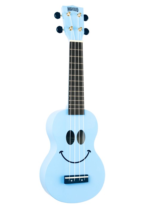 Mahalo Soprano Ukulele with Smiley Face by Mahalo