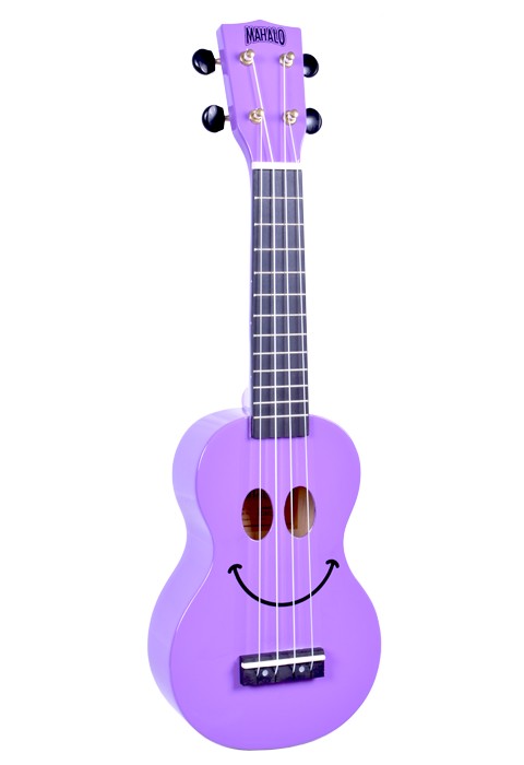 Mahalo Soprano Ukulele with Smiley Face by Mahalo